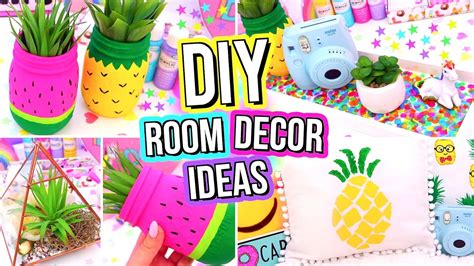 Bring the unique feeling of a breezy, seaside summer into your home with our exquisite selection of gorgeous summer diys! DIY ROOM DECOR IDEAS! Easy & Fun 5 Minute DIY's For Your ...