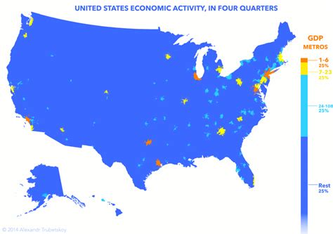Us Economic Activity Map Outside The Beltway
