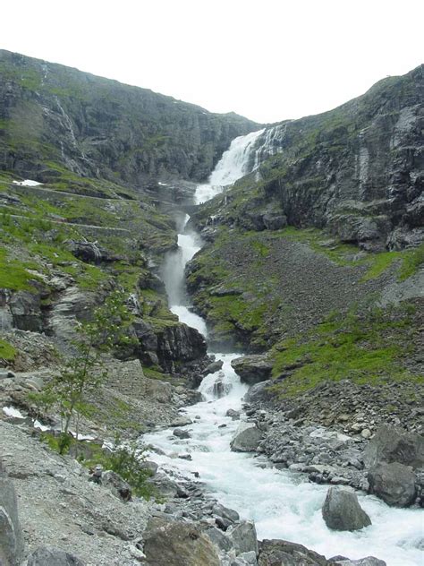 Voringfoss waterfall, near eidfjord, hordaland, norway, scandinavia, europe photographic print by gary cook. Stigfossen and Tverrdalsfossen (Trollstigen) - World of ...