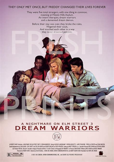 Dream Warriors A Nightmare On Elm Street 3 Poster Print Etsy
