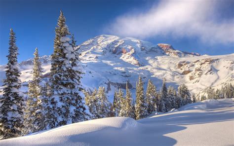 Free Mountain And Winter Wallpapers Hd