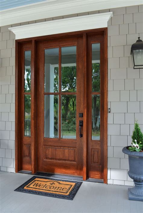 Front Entrance Door With Sidelights