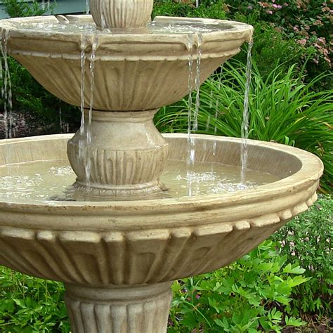 Sunnydaze 3 Tier Designer Fountain Serenity Heath Water Fountains