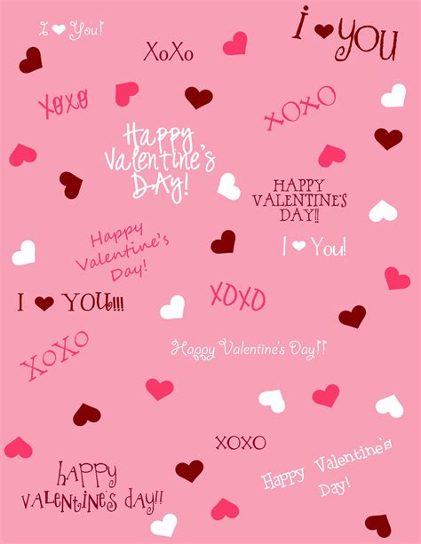 Free Printable Valentine Scrapbook Paper Get What You Need For Free