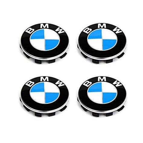 Bmw Blue And White Center Caps 4pc Set 56mm Exotic Auto Accessories