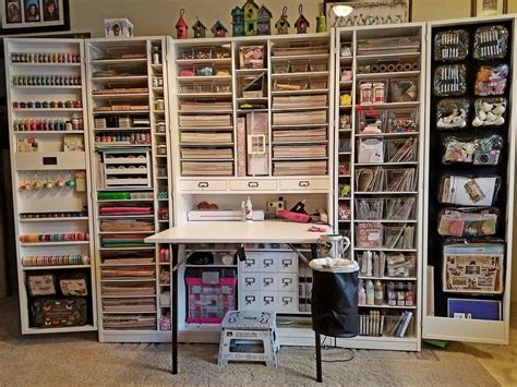 So this scrapbooking cabinets and workstations is just a few magnets and art supplies in. Pin on Dream Craft Room