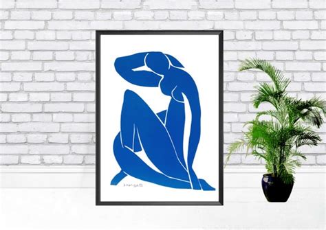 Matisse Blue Nude Matisse Art Print Henri Matisse Nu Bleu Etsy