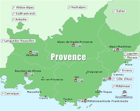Provence Karta Provence France Map Maps La Choose Board South Europa