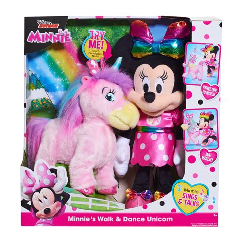 Disney Junior Minnies Walk And Dance Unicorn Plush Shop Plush Toys At