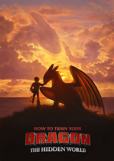 How To Train Your Dragon The Hidden World Johiss Posterspy