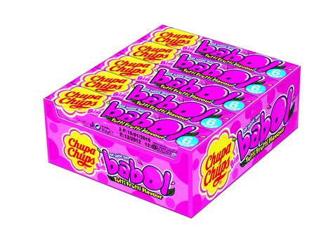 Buy Chupa Chups Big Babol Bubble Gum Tutti Frutti Flavour 6 Gums Per