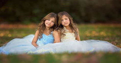 Aos 8 Anos Elas São Consideradas As Irmãs Gêmeas Mais Bonitas Do Mundo
