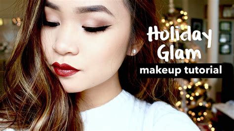 Simple Holiday Glam Makeup Tutorial Lisa Phan Youtube