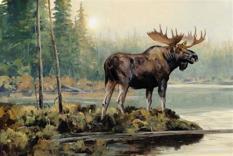 History Of Art Meno Istorija История Искусства Moose Painting