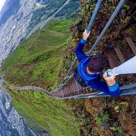 Climbing The Haiku Stairs In Hawaii Stairway To Heaven