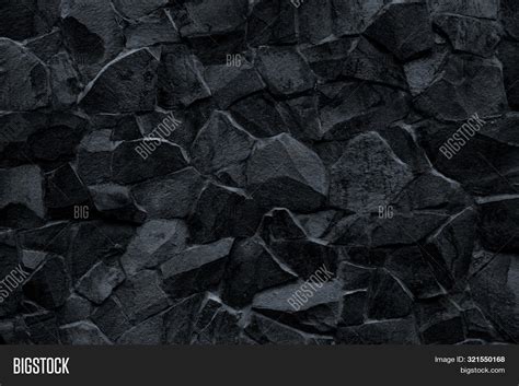 Black Stone Wall Image And Photo Free Trial Bigstock