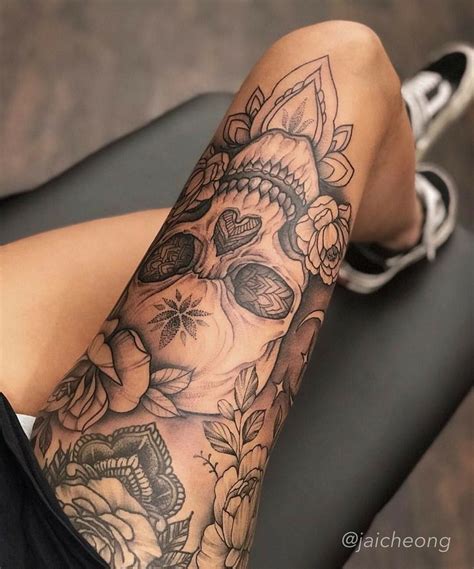 Pin By Tara Jean On Tattoos Hip Thigh Tattoos Leg Tattoos Women