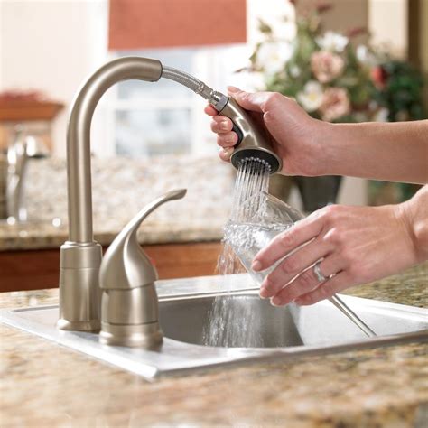 In overview, kitchen faucets branded moen are mostly quality products, which sadly also means that there are some disappointing ones. Moen 5955ORB Camerist One-Handle High Arc Pulldown Bar ...
