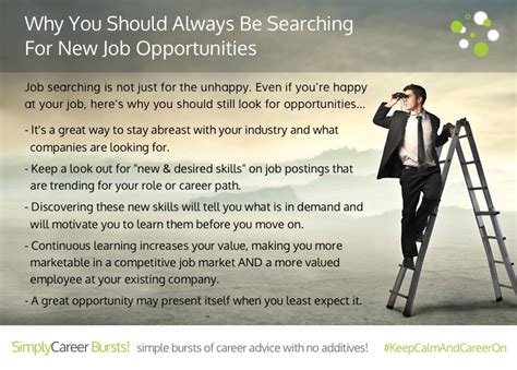 Why You Should Always Be Searching For New Job Opportunities Simplycareer