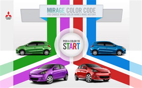 Vote On 2014 Mitsubishi Mirage Colors With Fun New Site