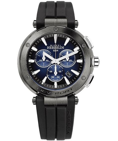 herbelin 37688 ga35ca newport chronograph watch