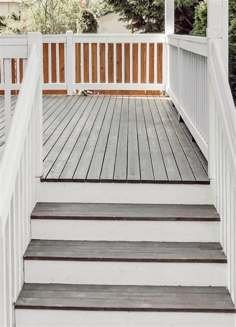 Staining And Painting An Old Deck Diy Tips On Cleaning Stripping