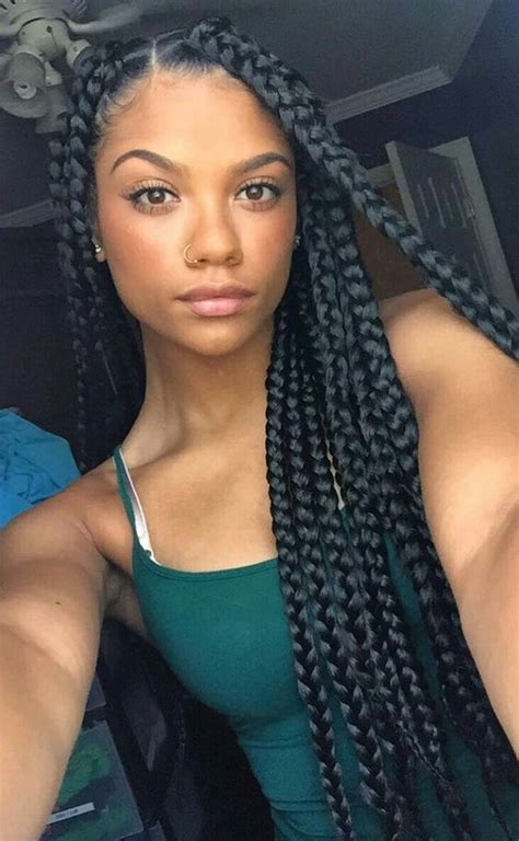 42 Chunky Cool Jumbo Box Braids Styles In Every Length Box Braids