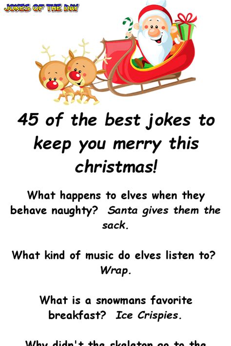 45 Christmas One Liner Jokes Funny Christmas Jokes Christmas Jokes