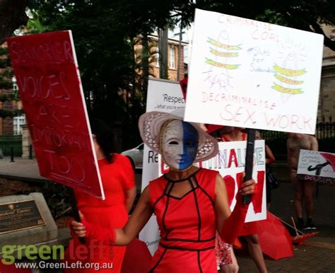 Sex Workers Rally In Brisbane