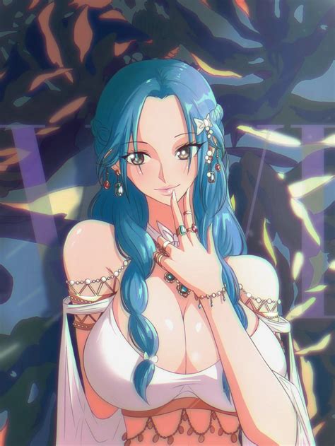 opalis nefertari vivi one piece absurdres highres 1girl arabian clothes armlet blue hair