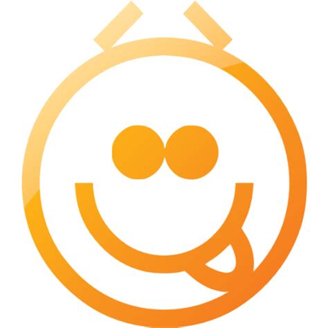 Web 2 Orange Emoticon 12 Icon Free Web 2 Orange Emoticon Icons Web