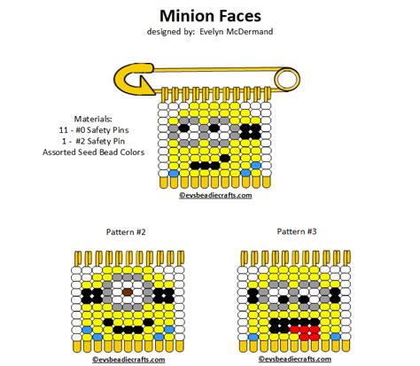 Minions 720×628 Pixels Pony Bead Crafts Seed Bead Crafts Beaded