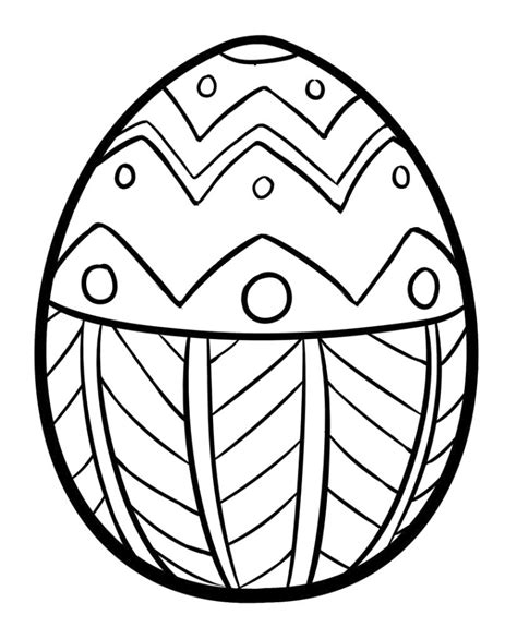 simple easter egg coloring page creative ads