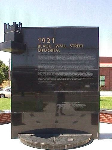 Find the perfect black wall street stock photo. 1921 Black Wall Street Memorial | Flickr - Photo Sharing!