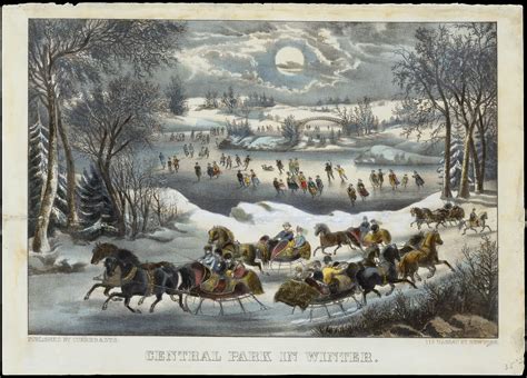 Currier And Ives Central Park In Winter The Metropolitan Museum Of Art