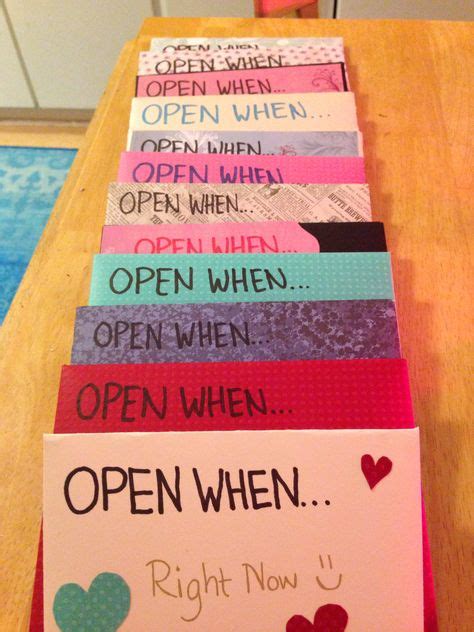 76 When To Open Cards Ideas Open When Letters Open When Boyfriend Ts