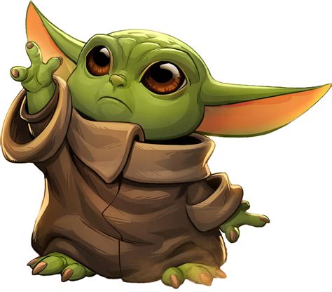 Cute Baby Yoda Png Image Background Png Arts