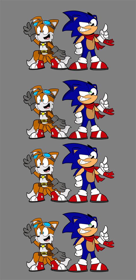 Sonic Odyssey Sonic And Tails Redesign By Jordango On Deviantart