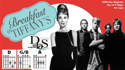 Breakfast At Tiffanys By Deep Blue Something Easy Guitar And Lyric
