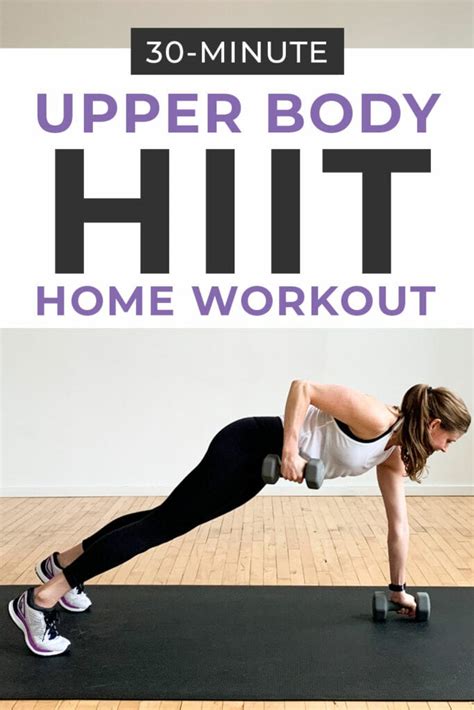 6 Day Hiit Workout With Weights Upper Body For Women Fitness And