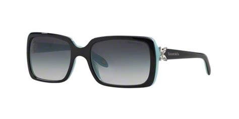 Tf4047b Shop Tiffany Black Rectangle Sunglasses At Lenscrafters