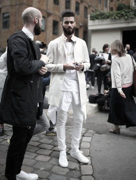 40 All White Outfits For Men Cool Clean Stylish Looks In 2021 White