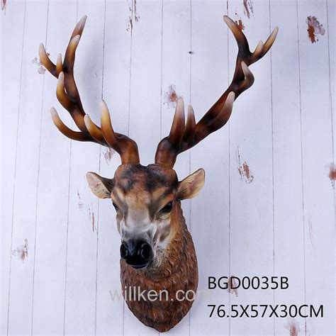 Large Size Interior Decoration Resin Deer Head Wall Hanging China
