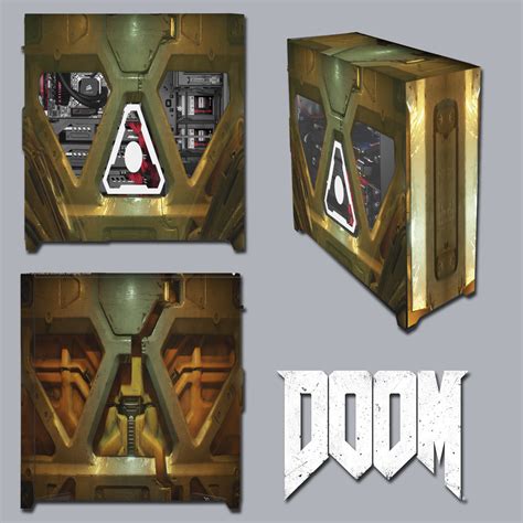 Doom 2016 Case Mod By Dewayne Carel Modders Inc