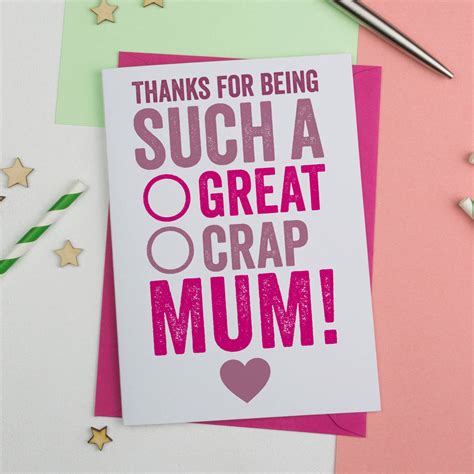 Great Mum Mothers Day Card By A Is For Alphabet