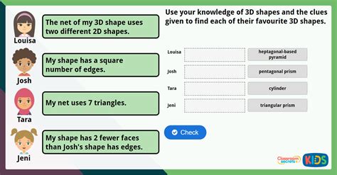 Year 5 Reasoning About 3d Shapes Lesson Classroom Secrets Classroom