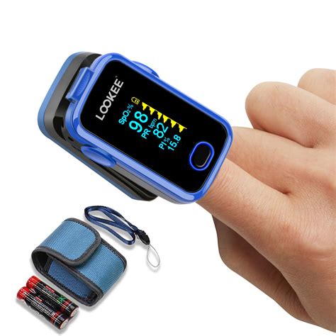 Lookee® Premium Fingertip Pulse Oximeter Blood Oxygen Saturation