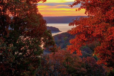 Autumn In The Ozarks Beaver Lake Northwest Arkansas By Gregory