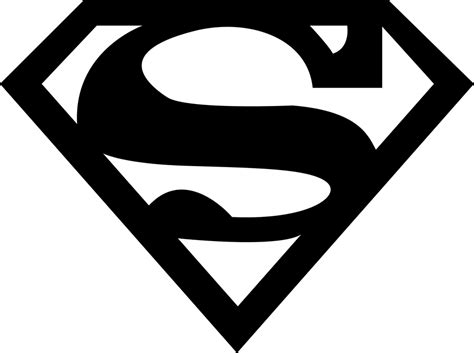 Drawn Symbol Superwoman Black Superman Logo Png Transparent Png