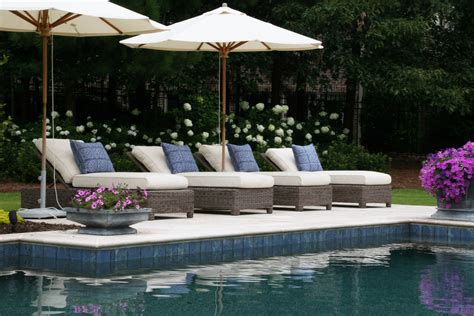 Kingsley Bate Sag Harbor Lounge Chairs And Umbrellas Complete This